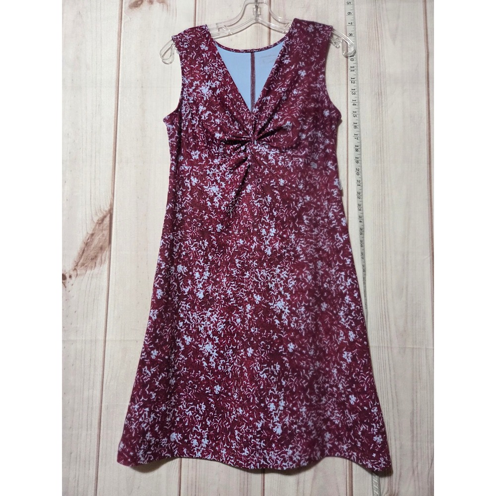 Floral Twist Front Sleeveless Dress Casual Career Party Ladies Small